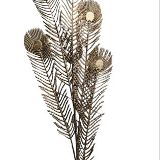 golden 5/1 leaves  peacock design
