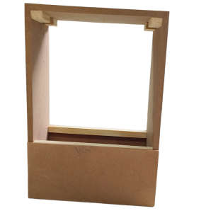 Rectangular hamper basket