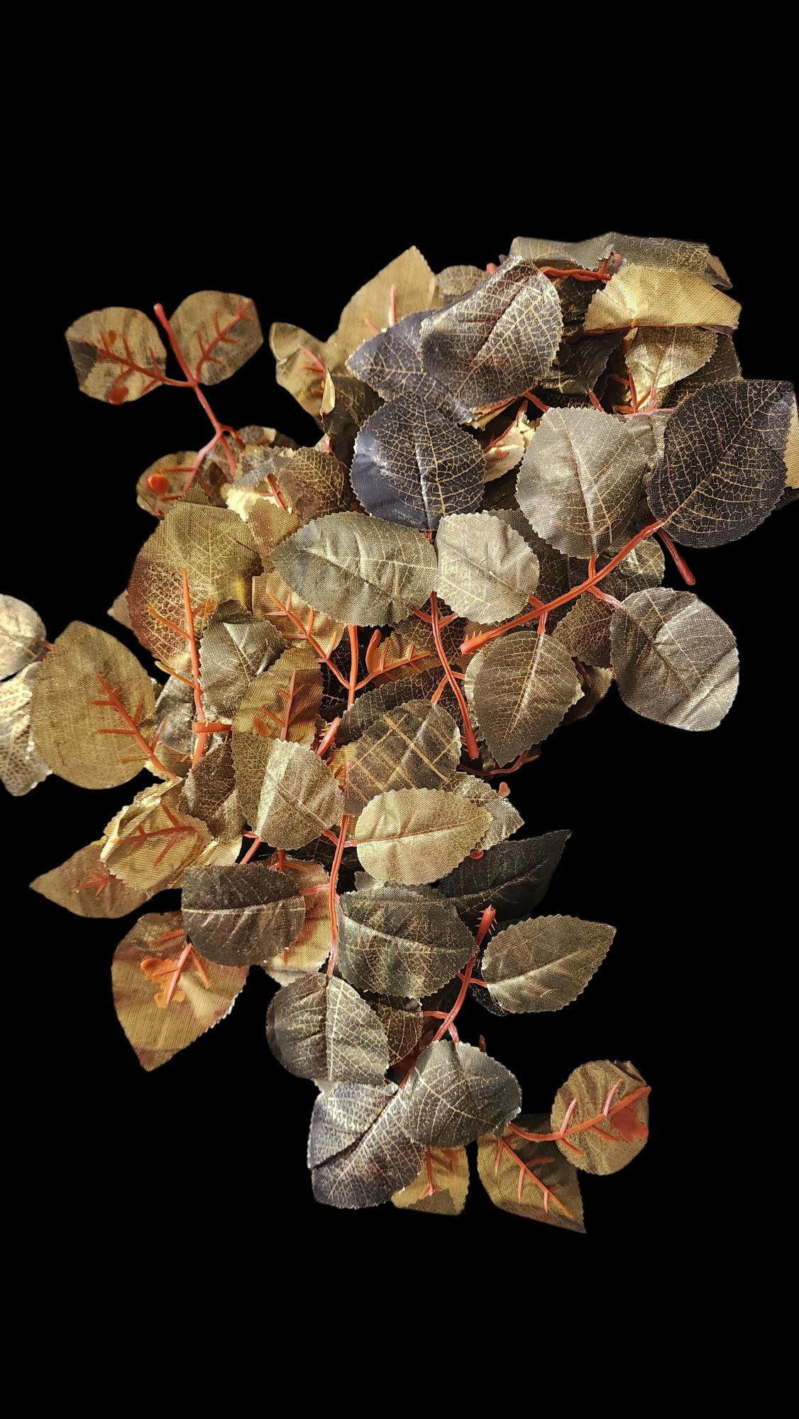 golden n silver printed 5/1 leaves - Image 2